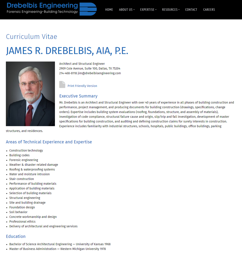 Drebelbis Engineering Resume Page After