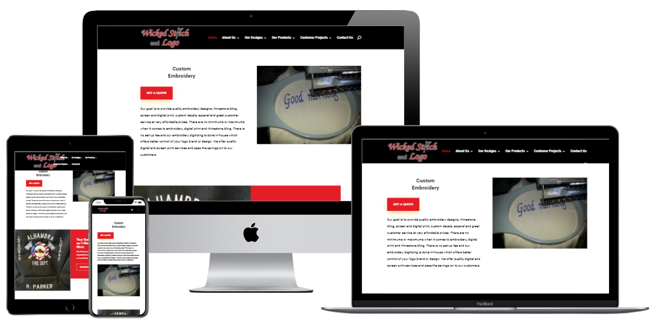 Wicked Stitch and Logo Web Site Wicked Stitch and Logo Web Site