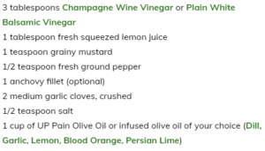 Cave Creek Olive Oil Ingredient List