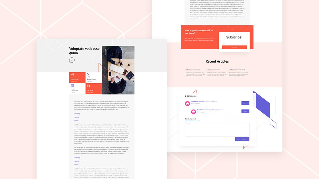 Download a FREE Blog Post Template for Divi’s Brokerage Firm Layout Pack