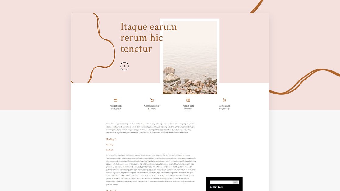 Download a FREE Blog Post Template for Divi’s Meditation Center Layout Pack
