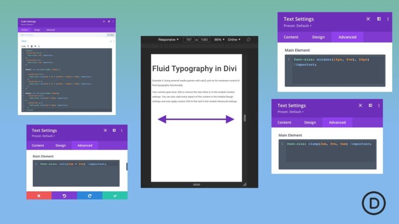 The Complete Guide for Creating Fluid Typography in Divi (6 Methods)