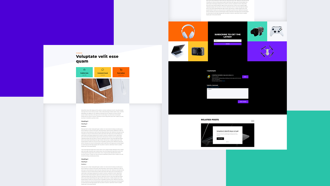 Download a FREE Blog Post Template for Divi’s Electronics Store Layout Pack