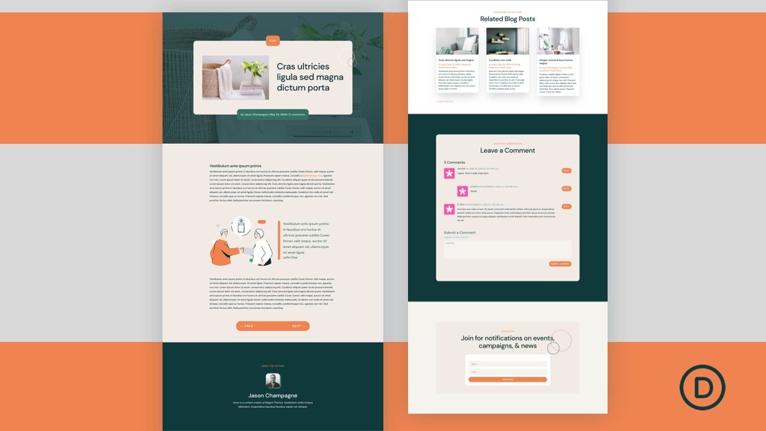 Download a FREE Blog Post Template for Divi’s NGO Layout Pack