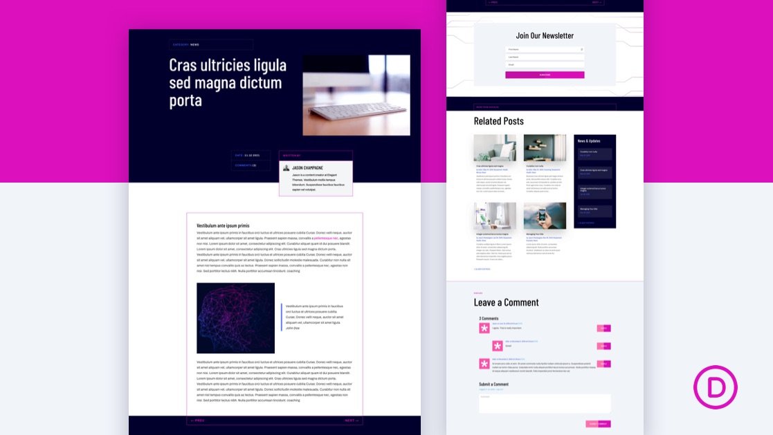Download a FREE Blog Post Template for Divi’s Artificial Intelligence Layout Pack