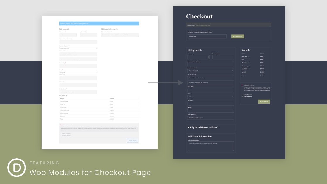 How to Create a WooCommerce Checkout Page Template with Divi