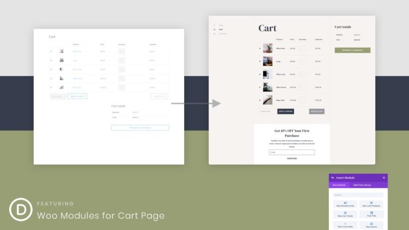 How to Create a WooCommerce Cart Page Template with Divi