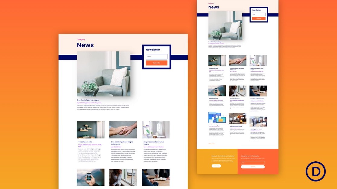 Download a FREE Category Page Template for Divi’s Home Care Layout Pack