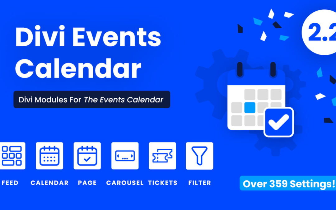 Divi Events Calendar