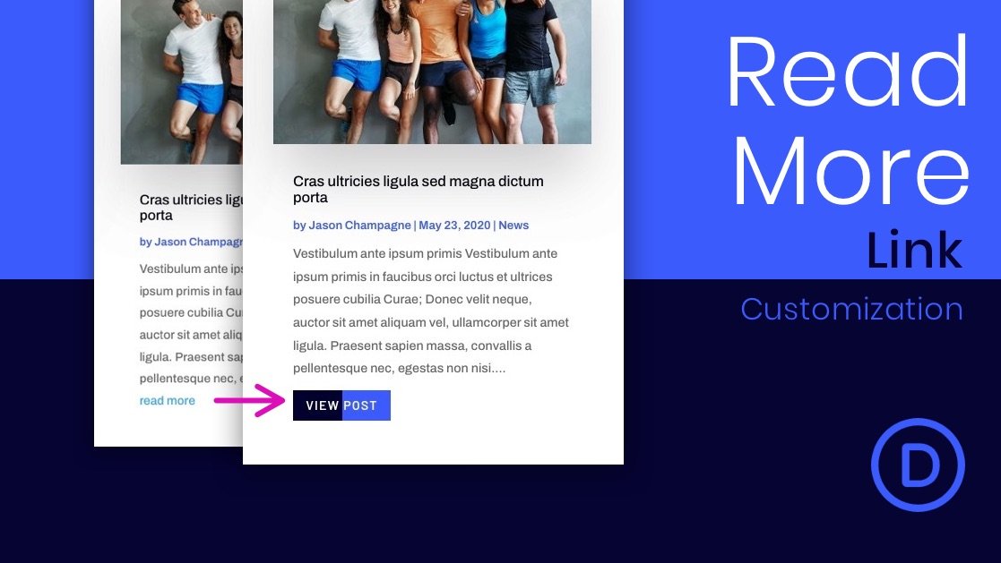 How to Customize the “Read More” Link in the Divi Blog Module