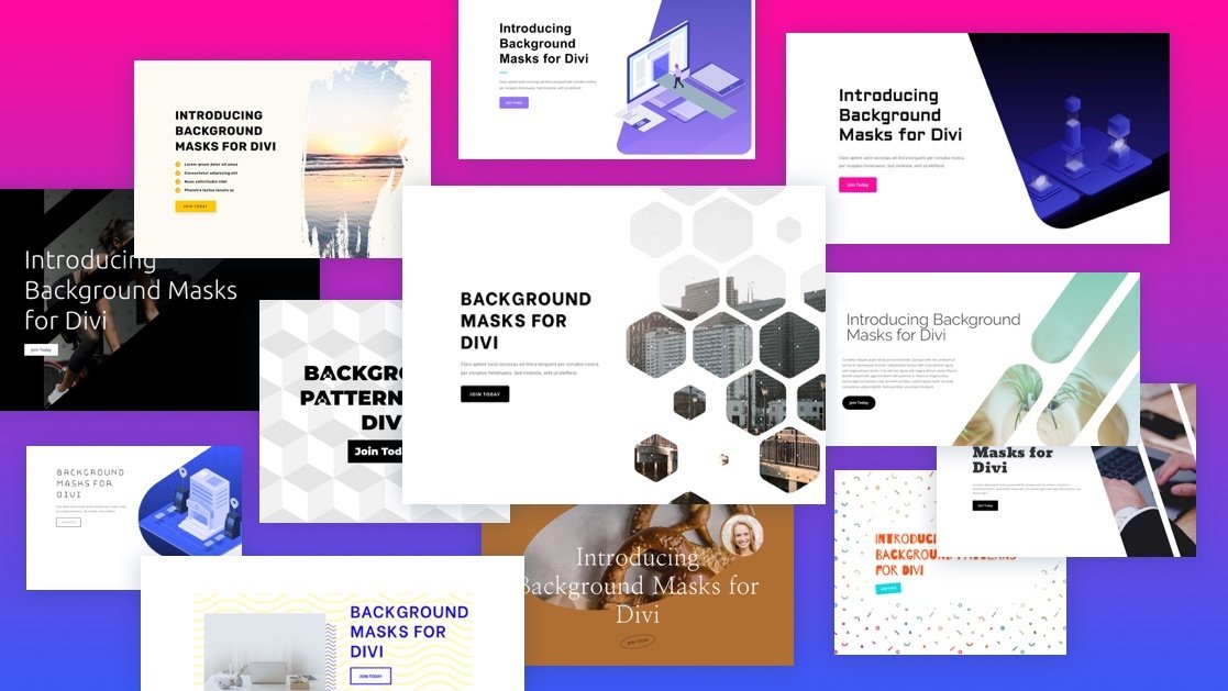 Download 12 FREE Background Mask and Pattern Designs for Divi