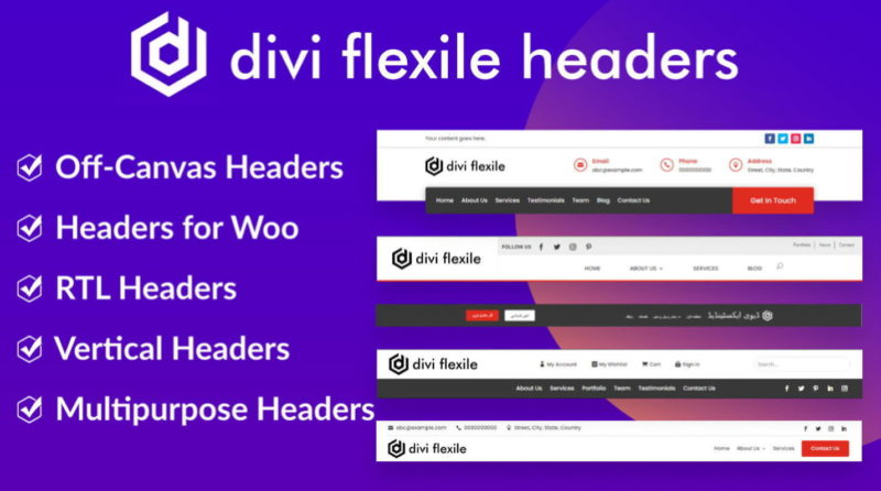 Divi Flexile Headers