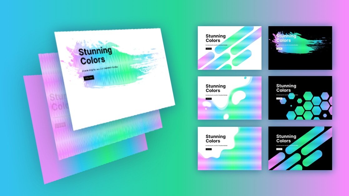 How to Combine Divi’s Background Gradient Builder, Masks and Patterns