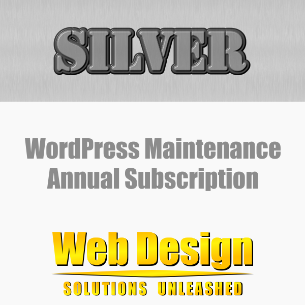 WordPress Maintenance Silver Annual Subscription