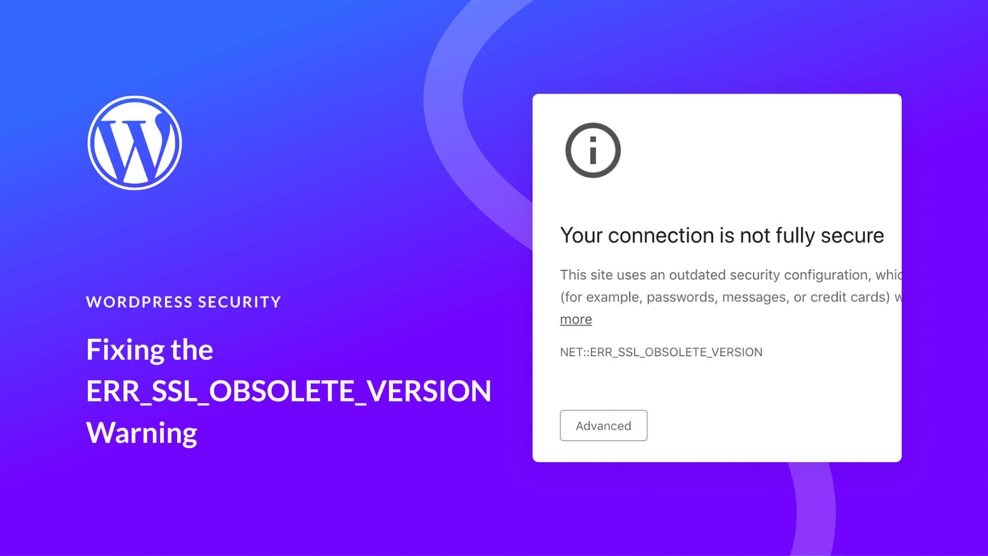 How to Fix ERR_SSL_OBSOLETE_VERSION Warning in Chrome