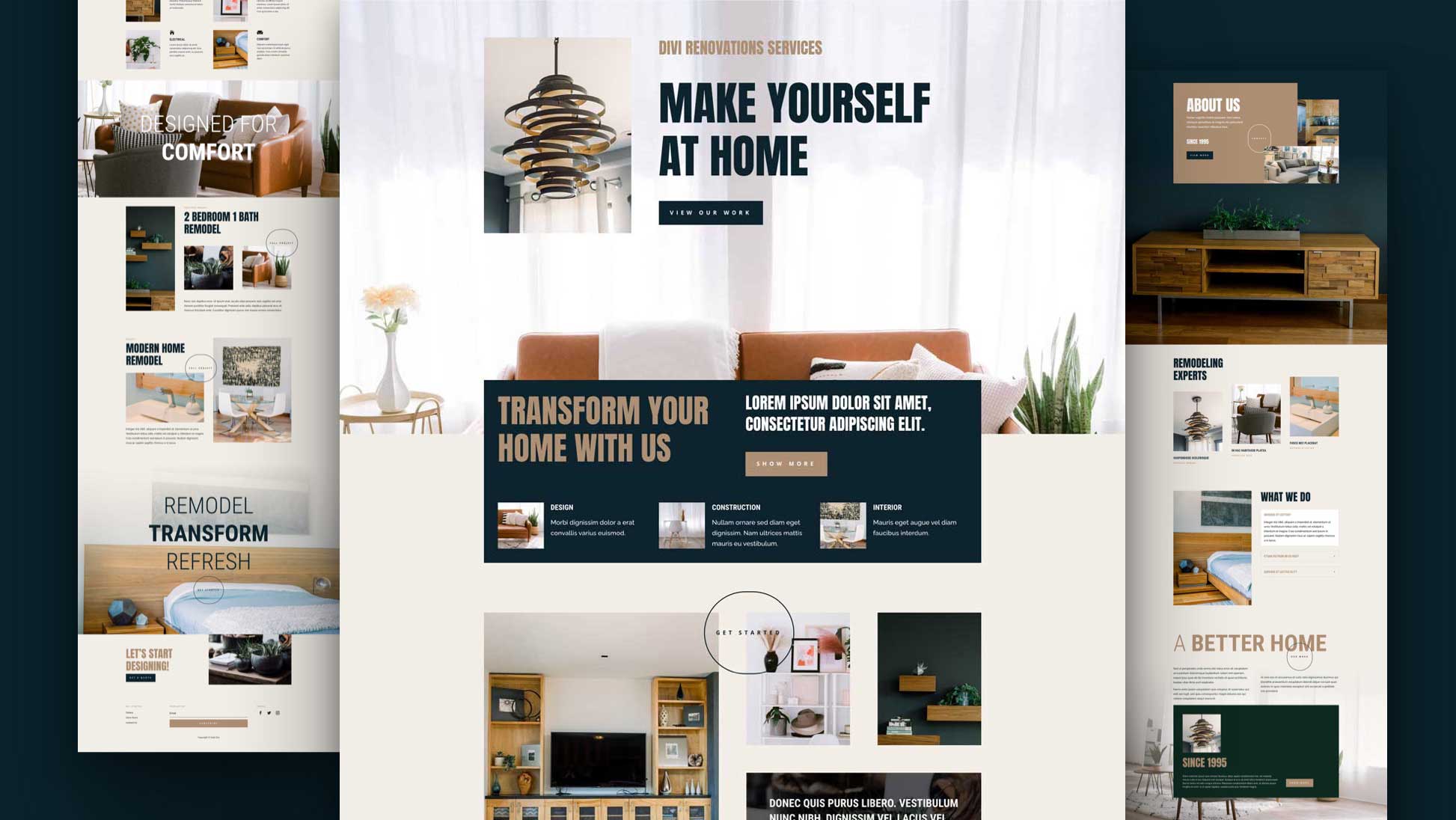 Get a Free Home Remodeling Layout Pack for Divi