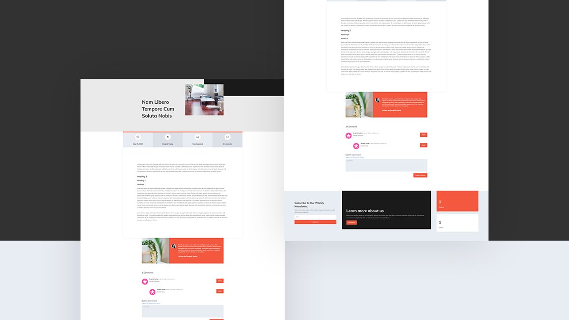 Download a FREE Blog Post Template for Divi’s Interior Design Layout Pack