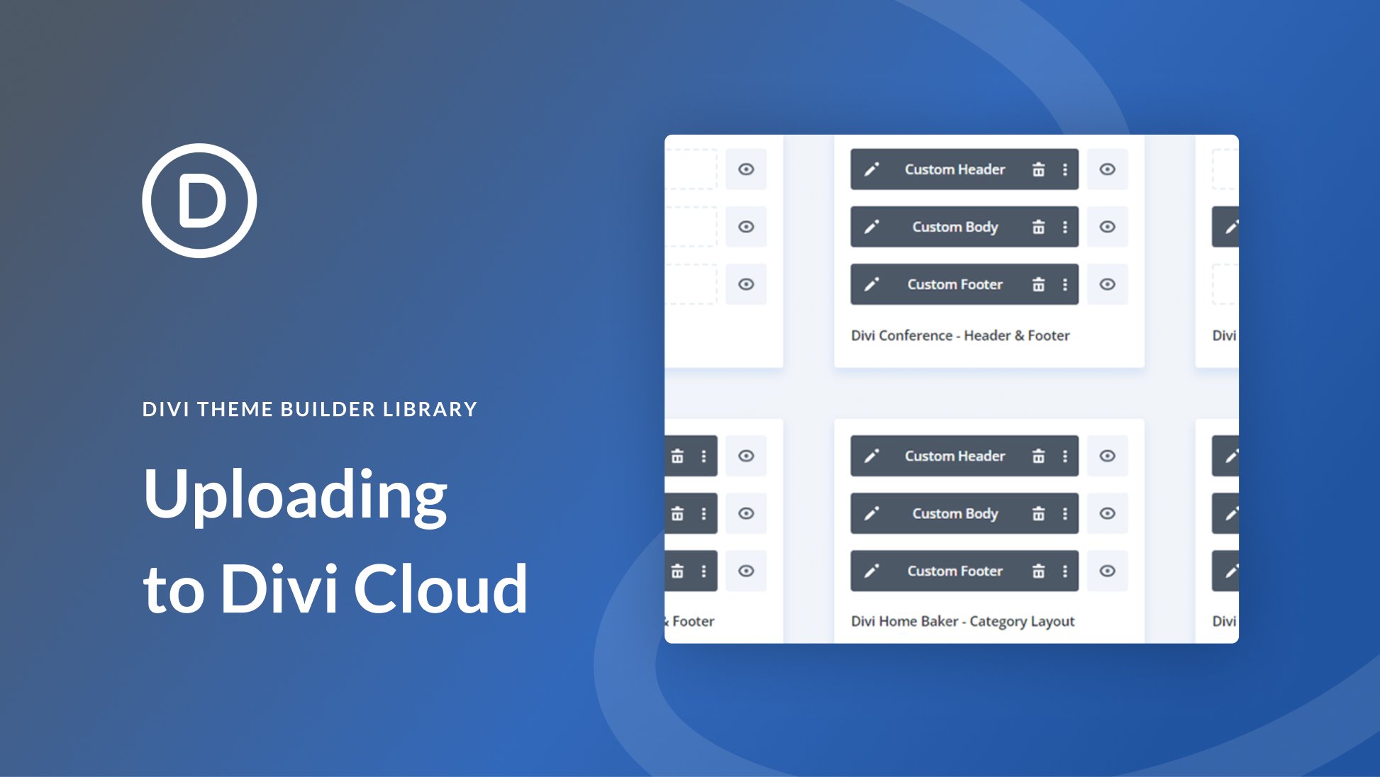 How to Upload Divi Theme Builder Templates to Your Divi Cloud