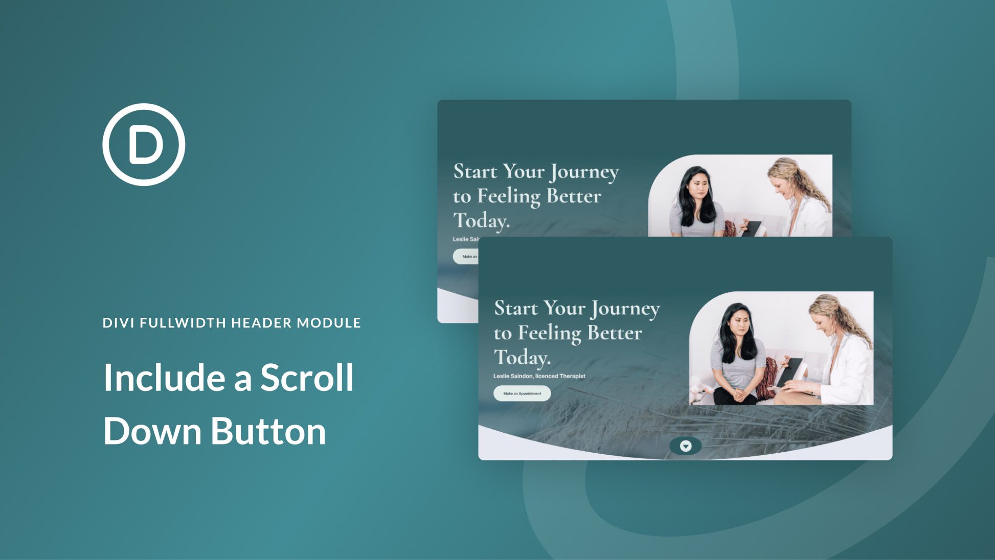How to Include a Scroll Down Button in Your Divi Fullwidth Header Module