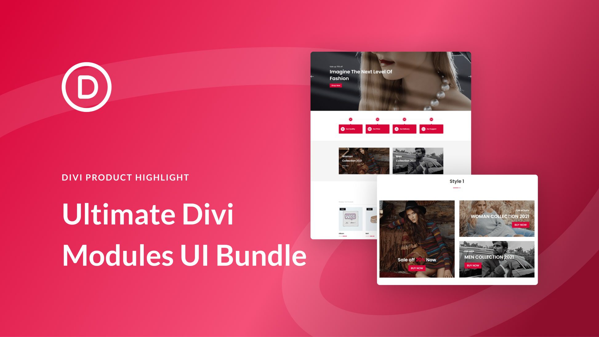 Divi Product Highlight: Ultimate Divi Modules UI Bundle