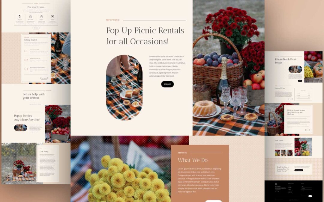 Get a Free Popup Picnic Layout Pack for Divi