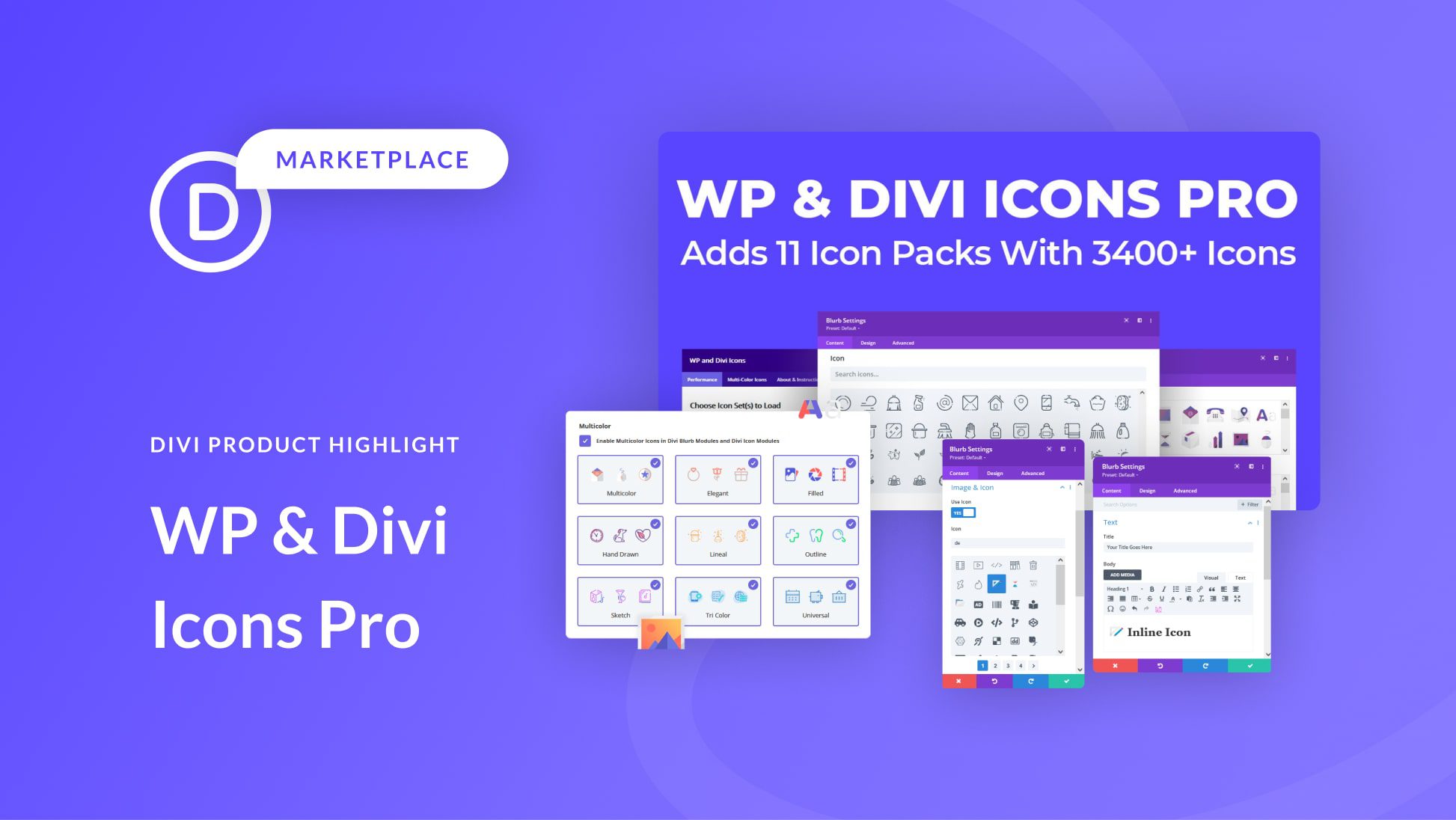 Divi Plugin Highlight: WP and Divi Icons Pro