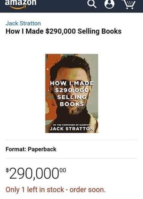 Made $290,000 Selling Books