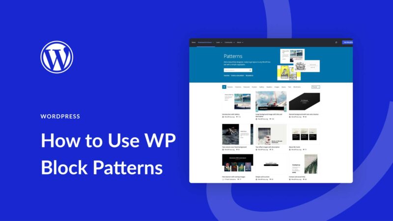 How to Use WordPress Block Patterns: A Simple Guide