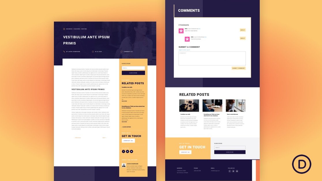 Download a FREE Blog Post Template for Divi’s PR Firm Layout Pack