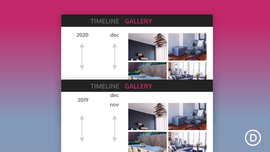 How to Create a Vertical Sticky Timeline Layout in Divi