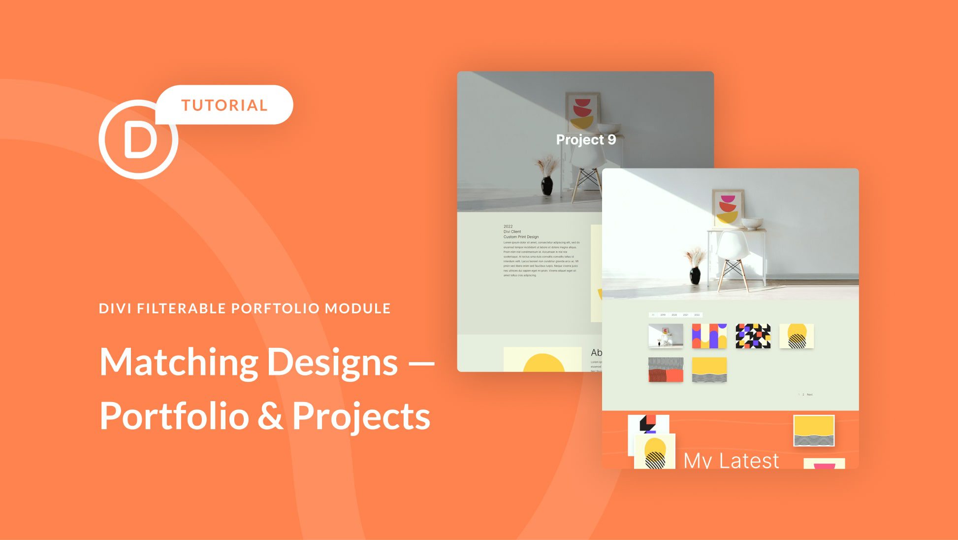How to Create Matching Portfolio & Projects with Divi