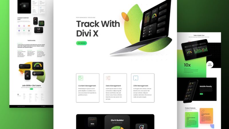 Get a Free Saas Product Layout Pack for Divi