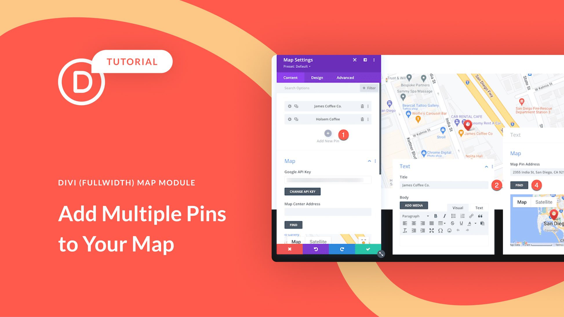 How to Add Multiple Pins to Your Divi Map
