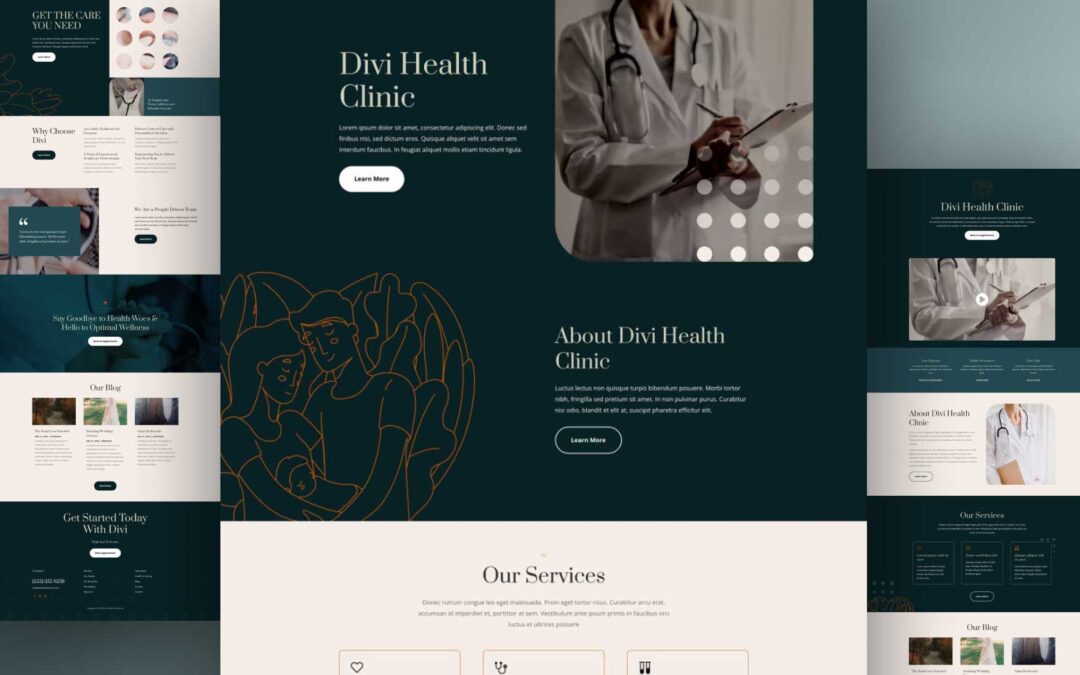 Get a Free Health Center Layout Pack for Divi