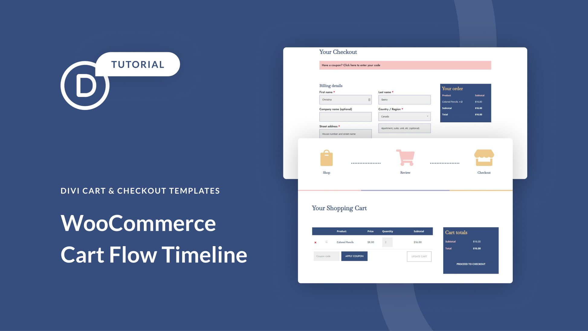How to Design a WooCommerce Cart Flow Timeline for Your Divi