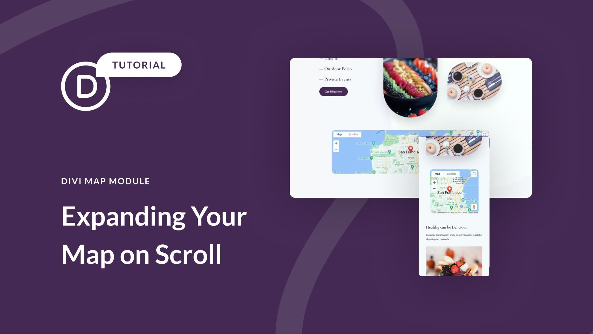 How to Expand Your Map Module on Scroll with Divi’s Scroll Effects