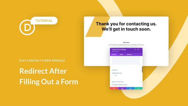 How to Redirect After Filling Out the Divi Contact Form