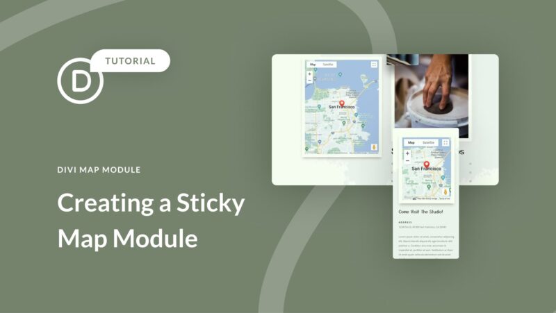 How to Add a Sticky Map Module to Your Divi Page