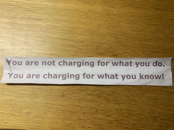 Charging For What You Know