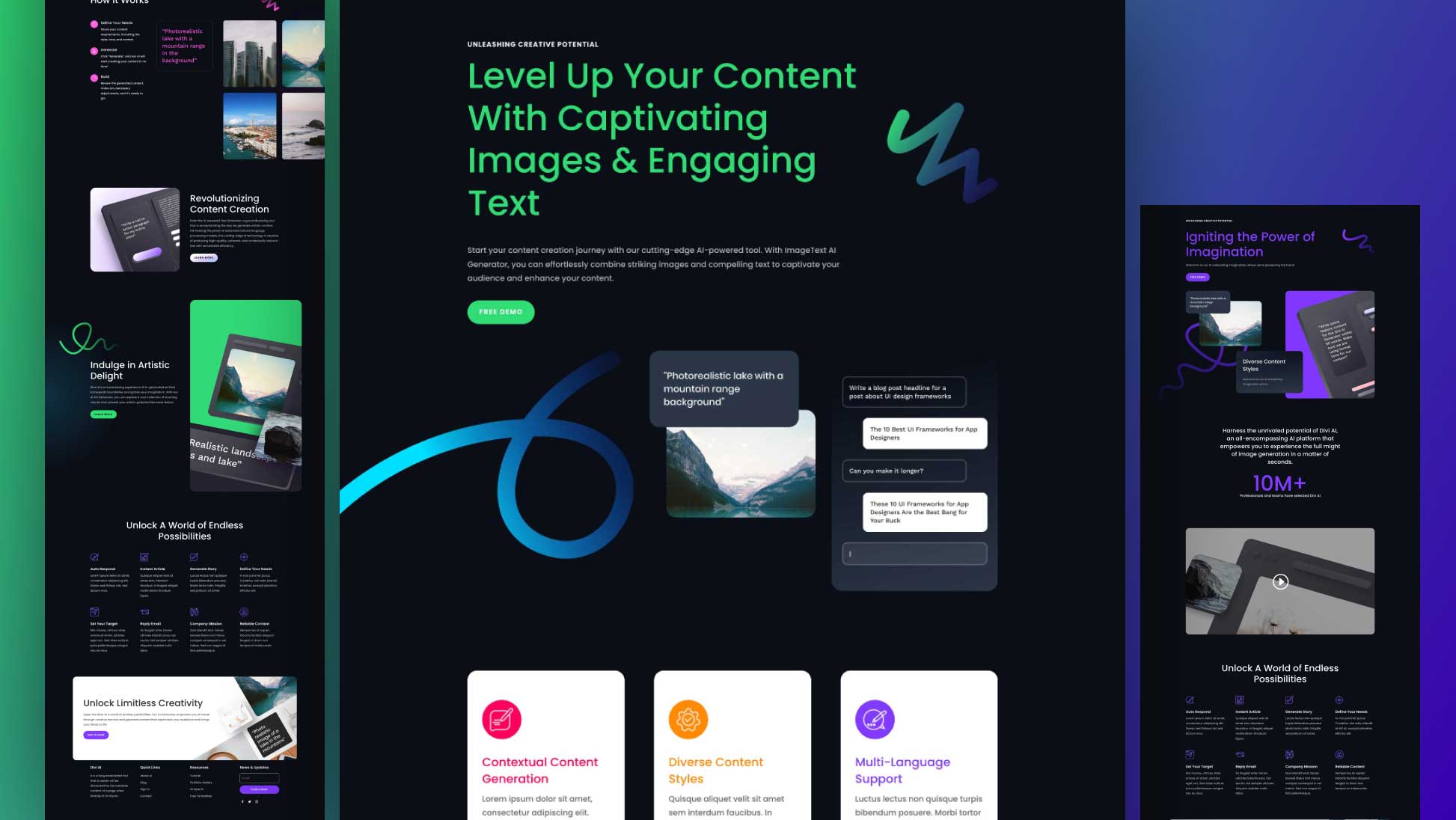 Get a Free AI Generator Layout Pack for Divi