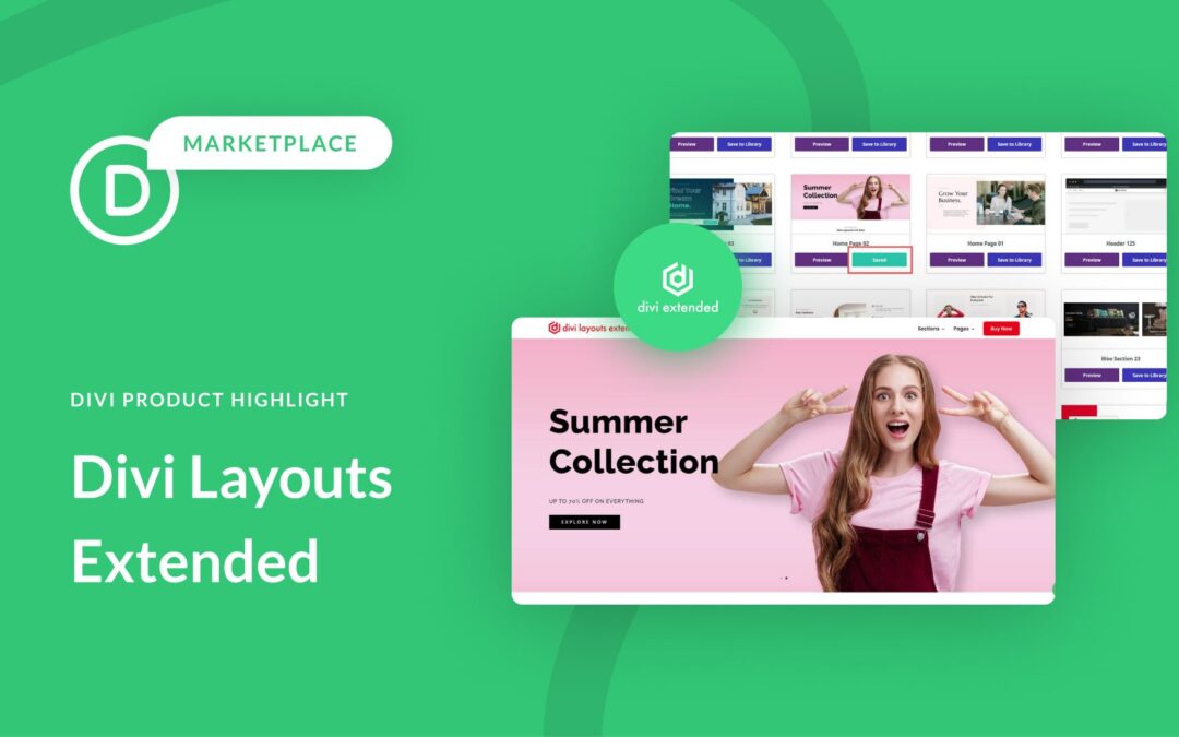 Divi Product Highlight: Divi Layouts Extended