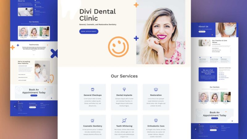 Get a Free Dental Office Layout Pack for Divi