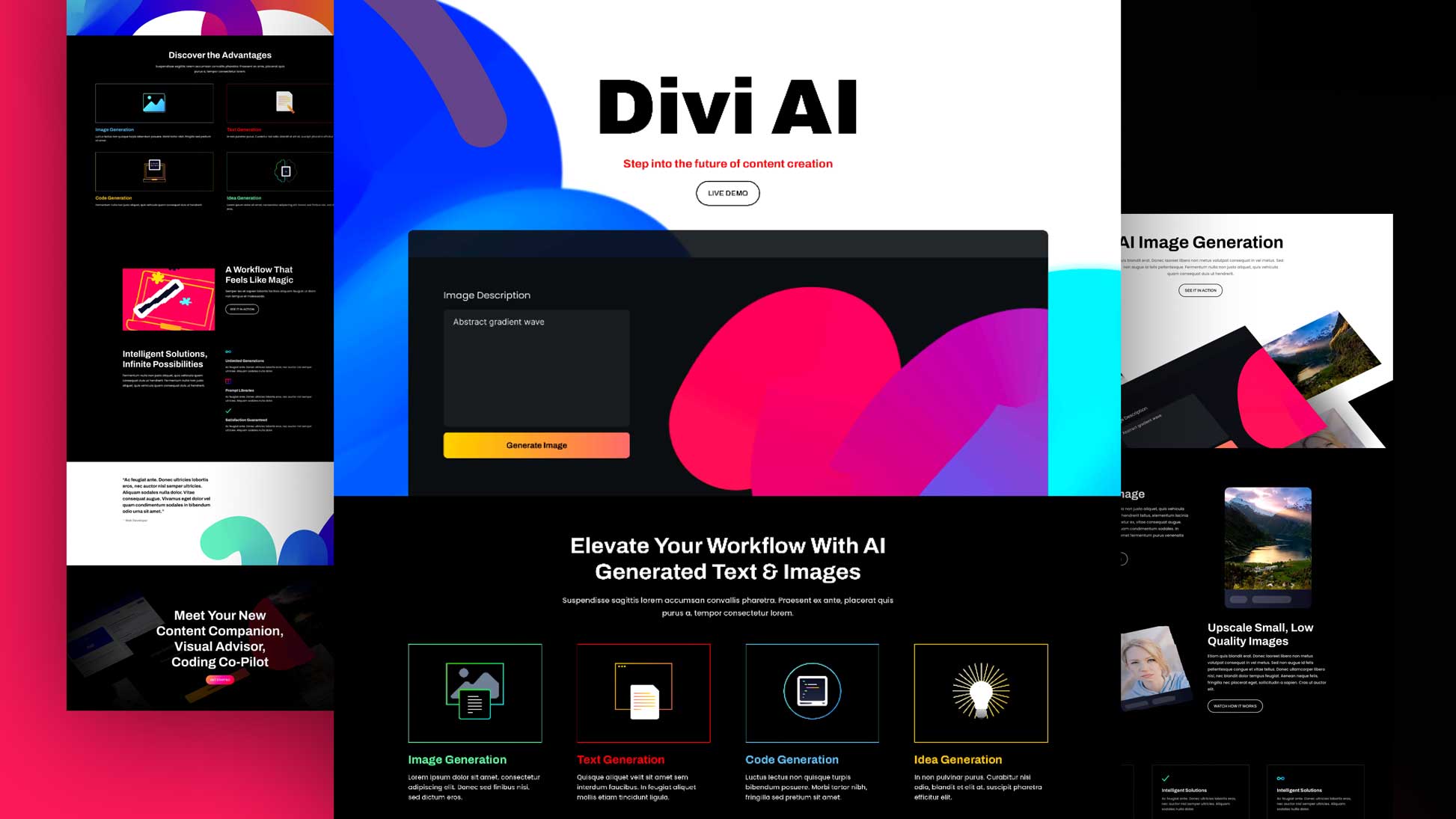 Get a Free AI Layout Pack for Divi