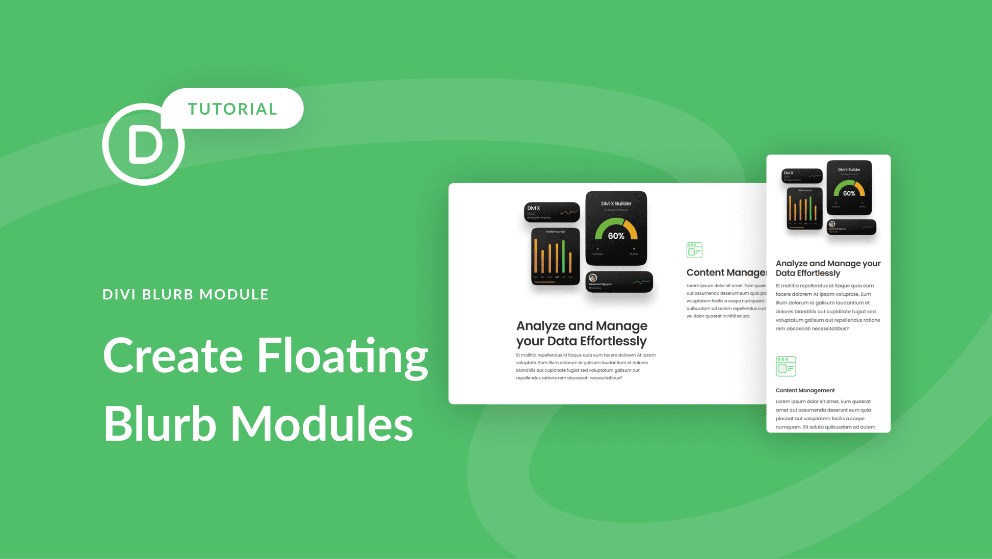 How to Create Floating Blurb Modules with Divi