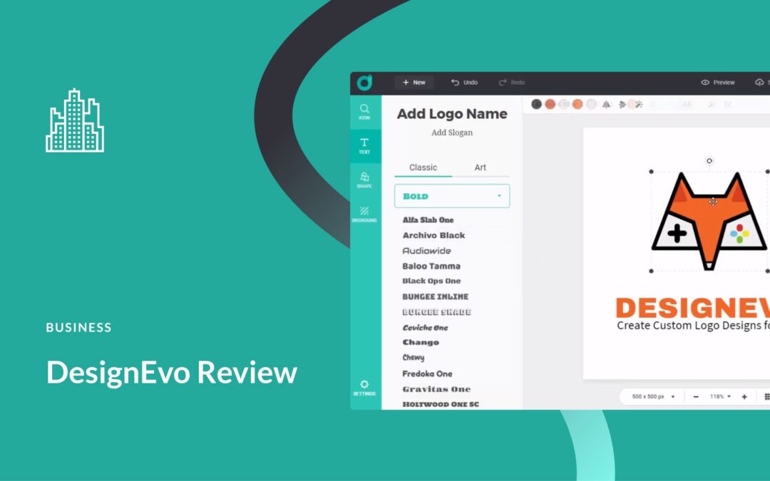 DesignEvo Review: Features, Pricing, Tutorial, & More (2024)