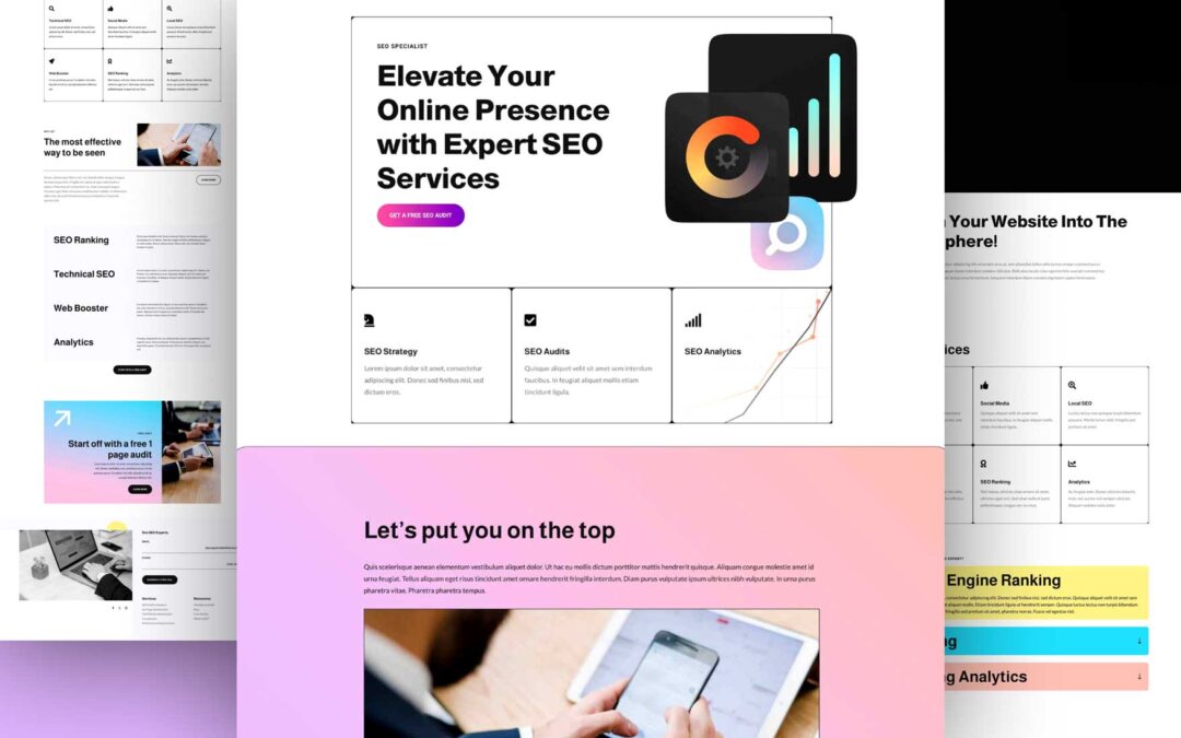 Get a Free SEO Specialist Layout Pack for Divi