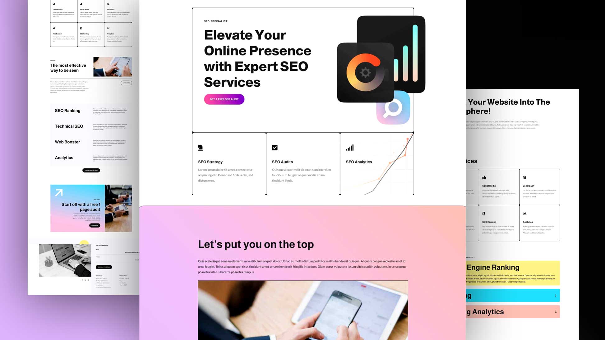 Get a Free SEO Specialist Layout Pack for Divi