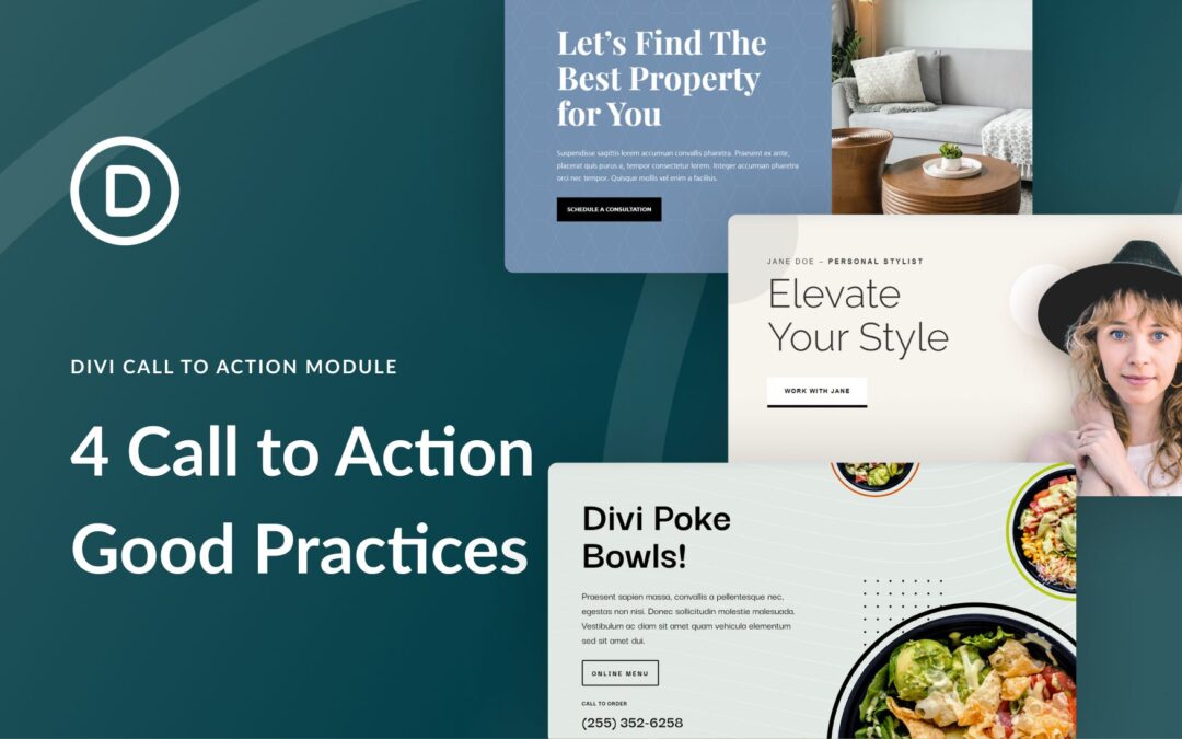 4 Good Practices for Including Divi CTA Modules in Your Page