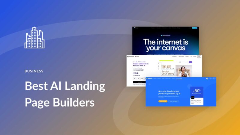 11 Best AI Landing Page Builders for 2024 (Compared)