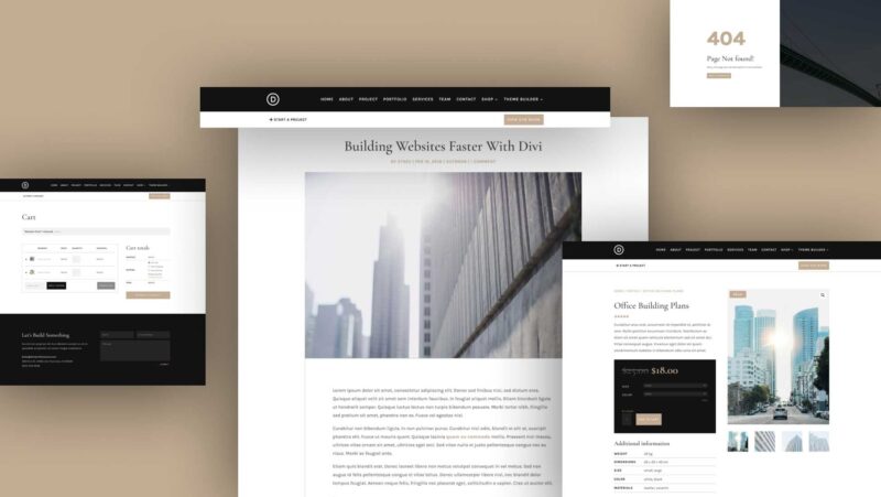 Download a Free Architecture Firm Theme Builder Pack for Divi